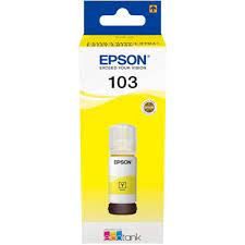 Epson C13T00S44A 103 Yellow Ink Bottle (65ml)(4,500 Pages)